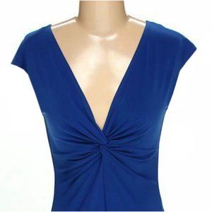 BLU SAGE - Sleeveless, Flowing, Silky Dress - M-